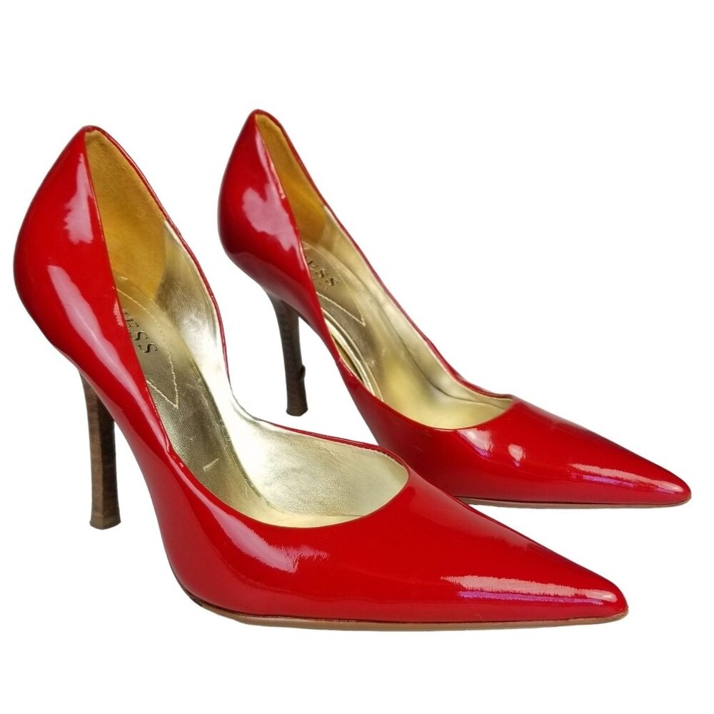 Guess by Marciano Classic Red Patent leather power pumps size 6.5